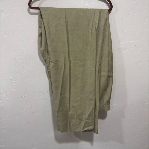 VINCI Men's Taupe Textured Weave 2-Button Classic-Fit Suit - NEW 56 Long - Picture 12 of 13